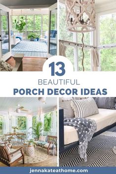 beautiful porch decor ideas with text overlay