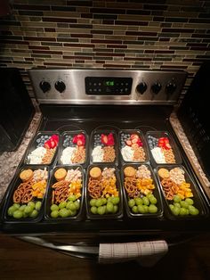 the food is prepared and ready to be cooked in the oven for dinner or dessert