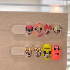 PRICES MAY VARY. 🐭【Mouse Nail Art Stickers】: You will get 3 brand Mouse Nail Art Stickers with instructions on the package. The size of each sticker is: 8X13 cm. 🐹【Super cute design】: Each sticker has a different style, with funny Mouse heads, cute Mouse head shape, transparent Mouse pattern, and interesting colorful patterns and text, you can A very rich mix. 🌼【Latest craftsmanship】: These stickers use the latest manicure craftsmanship, and the materials are environmentally friendly and skin Subtle Manicure, Mouse Nail Art, Mickey Mouse Nail Art, Cartoon Nail Art, Mouse Nails, Mickey Mouse Nails, Minnie Mouse Nails, Cute Mickey Mouse, Nail Art Photos