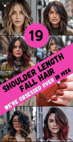 Shoulder Length Fall Hair, Red And Brunette, Overnight Hair Mask, Short Wavy Haircuts, Fresh Cuts, Overnight Hairstyles, Hair Patterns, Wavy Haircuts