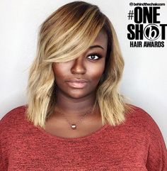 Bob Sew In Black Women, Sew In Black Women, Black Hairstyles Medium Length, Black Hair Colors, Black Hairstyles Sew In, Hairstyles Long Bob, Sew In Bob Hairstyles, Light Brown Bob