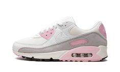 Women's Air Max 90 FN7489-100 Soft Pink Shoes, Pink And Black Nikes, Air Max 90 Women, Stadium Goods, Pink Nikes, Cotton Bottoms, Vintage Pants, Jumpsuit Shorts Rompers, Pink Shoes