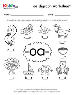 worksheet for children to learn the letter o