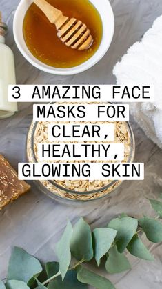 Benefits Of Manuka Honey, Best Diy Face Mask, Diy Masks, Perfect Face, Healthy Glowing Skin, Glowing Skin, Oatmeal, Face Mask, Honey