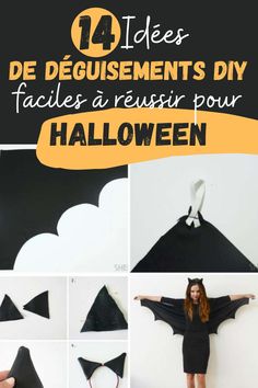 the instructions to make a bat costume for halloween