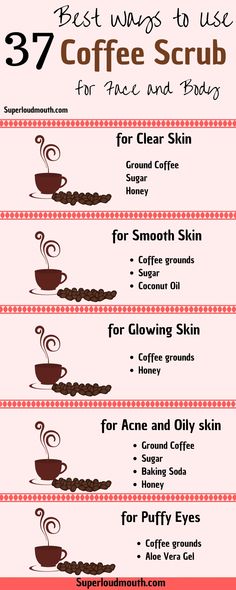 Coffee Scrub For Face, Scrub For Face, Coffee Scrubs, Baking Soda Shampoo, Diy Scrub, Coffee Scrub