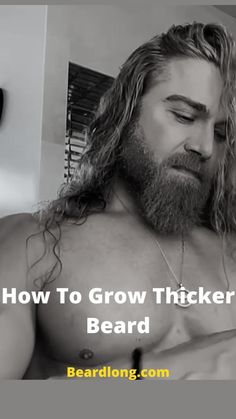 Hair Care For Men, Grow Beard Faster, Beard Growth Tips, Best Beard Growth, Thick Beard, Men's Facial Hair, Men Tips