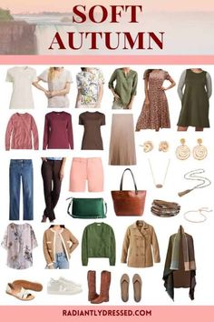 Soft Autumn Outfits, Soft Autumn, Fall Capsule Wardrobe, Capsule Wardrobe, Fall Outfits, Wardrobe, Color