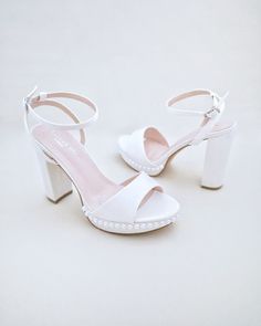 Shop our collection of women flats and heels in satin, glitter and lace! Great selections shoes for brides, bridesmaids or any formal events. FREE SHIPPING FOR U.S ORDERS OF $150 AND MORE! Elegant Open Toe Sandals For Bridesmaids, Elegant Open Toe Heels For Bridesmaids, Elegant Summer Wedding Shoes For Bridesmaids, Formal High Heel Pearl Wedding Shoes, Elegant Open Toe Bridal Party Accessories, Formal Pearl High Heel Wedding Shoes, Feminine Closed Toe Wedding Sandals, Elegant Pearl Heels For Evening, Formal Pearl Wedding Shoes High Heel