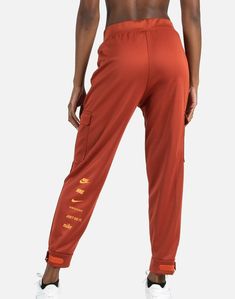 RARE🔥NIKE WOMEN’S NSW SWOOSH PANTS CU5633-895 Orange (níquel) NWT Sz MEDIUM. NEW WITH TAGS!! Shipped with USPS PRIORITY MAIL. IN LOVE WITH THIS PANTS. GORGEOUS 🔝🔝🔝🔝 Sporty Joggers With Side Pockets, Functional Sports Sweatpants, Sportswear Pants With Logo Detail For Sports, Rare Nikes, Nike Fit, Cross Training, Nike Sportswear, Priority Mail, Parachute Pants