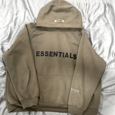 Essentials Fear Of God Hoodie, Has Been Worn Once Or Twice, Amazing Quality Feels Like Brand New. The Price Is Negotiable Just Comment Beige Crew Neck Outerwear For Streetwear, Beige Hoodie For Everyday Winter Wear, Beige Winter Hoodie For Everyday, Everyday Beige Winter Hoodie, Beige Everyday Winter Hoodie, Winter Beige Hoodie, Classic Fall Cotton Hoodie, Winter Essential Hooded Hoodie, Essential Winter Hooded Hoodie