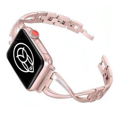 Add Sparkle to Your Style! Firstly, our Kate Spade style Apple Watch Band, the Lyssa Metal Strap, is a true game-changer. Crafted with high-quality metal, it features six sparkling cubic zirconia stones on each side. Consequently, this adds a luxurious touch to your everyday look. Additionally, its jewelry clasp buckle is not only stylish but also ensures your watch stays securely on your wrist. Choose Your Favorite Color! Secondly, the Kate Spade style Apple Watch Band is available in four fabu Adjustable Rose Gold Metal Watch Bands, Trendy Rose Gold Stainless Steel Watch Accessories, Rose Gold Stainless Steel Watch With Metal Dial, Style Apple Watch, Kate Spade Style, Jewelry Clasps, Metal Straps, Autumn Sales, Leather Cleaning