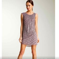 Adorable Beaded Dress From Nordstrom. Nwt Embellished Sequin Knee-length Dress For Spring, Embellished Knee-length Sequin Dress For Spring, Knee-length Embellished Sequin Dress For Spring, Glamorous Beaded Spring Dress, Elegant Beaded Mini Dress For Summer, Glamorous Beaded Sequin Dress For Spring, Chic Sleeveless Beaded Dresses, Chic Beaded Dresses For Spring, Chic Fitted Beaded Dress