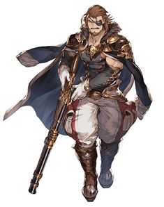 Grand Eugen character design art from Granblue Fantasy #art #illustration #artwork #gaming #videogames #gamer Character Design Cartoon, Character Design Challenge, Computer Game, 다크 판타지, Fantasy Male