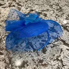 Brand New With Tags. Blue Fitted Fascinator For Beach, Fitted Blue Headband, Blue Spring Formal Fascinator, Spring Blue Formal Fascinator, Blue Spring Fascinator For Formal Occasions, Blue Summer Beach Headband, Blue Summer Headband For Beach, Blue Headband For Summer Beach, Formal Blue Spring Fascinator