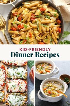 Add these healthy kid friendly dinner recipes to the menu this week! All of these kid friendly dinners are easy to make, easy to pack, and your little ones will love them!