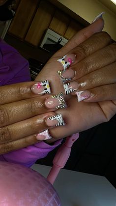 #hellokittyaddict #nailsofinstagram #hellokitty #inspiration Short Duck Nails Hello Kitty, Spider Man And Hello Kitty Nails, Short Hello Kitty Nails With Charms, Hello Kitty Junk Nails, Hello Kitty Acrylics, Hello Kitty Duck Nails, Hello Kitty Nails Art, Kitty Nails, Duck Nails