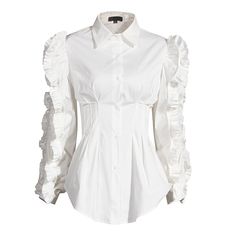 Blouse Models, Ruffle Shirt, Collars For Women, Butterfly Sleeves, Loose Blouse, Women Shirts Blouse, Blouse Shirt, Tunic Blouse, Shirt For Women