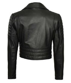 Asymmetrical Black Biker Leather Jacket For Women
Introducing our Women's Moto Black Cropped Leather Jacket, a trendy and versatile piece for modern women. Made from 100% real lambskin leather, this jacket offers a sleek and stylish look with its cropped silhouette. The moto-inspired design adds an edgy touch, while the black color ensures easy pairing with any outfit. Stay fashion-forward and embrace a positive attitude with this must-have jacket for every fashionista. Biker Cropped Jacket With Zipper Closure, Edgy Leather Cropped Jacket With Long Sleeves, Trendy Cropped Leather Biker Jacket, Fitted Moto Leather Jacket With Asymmetrical Zip, Fitted Leather Biker Jacket With Asymmetrical Zip, Asymmetrical Zip Leather Jacket For Biker Events, Fitted Cropped Biker Outerwear, Fitted Leather Cropped Jacket In Edgy Style, Fitted Cropped Biker Leather Jacket