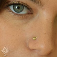 14K SOLID GOLD butterfly single stud earring Perfect for a variety of piercing locations: nostril / lobe / 3rd, 2nd hole earring / tragus / conch / helix / cartilage ---> Features: ♦ Material: 14k SOLID GOLD ♦ Butterfly earring size: length: 4.8mm / with: 6.14mm ♦ Wire thickness: Select your preference in the gauge at the top right of this page. available in 16/18/20/22 gauge = 1.2/1/0.8/0.6 mm. Gauge: the thickness of the wire the smaller the gauge the thicker the earring shaft is. 16 gauge Dainty Tiny Nose Studs For Gift, Dainty Hypoallergenic Yellow Gold Nose Stud, Tiny Dainty 14k Gold Nose Studs, Dainty Internally Threaded Nose Studs As Gift, Internally Threaded 14k Yellow Gold Nose Rings, Dainty Yellow Gold Nose Studs For Gift, Dainty Hypoallergenic Yellow Gold Piercings, Dainty Yellow Gold Nose Studs As Gift, 14k Yellow Gold Internally Threaded Nose Rings