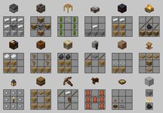 an image of some different items in minecraft, including boxes and other things that are not