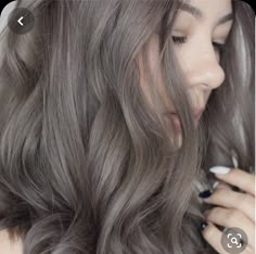 Reddit - Hair - Anyone know what I would mix to get this ash brown/grey hair color? Long Gray Hair, Idea Wedding, Brown Hair Color, Trendy Hair Color, Hair Color Highlights