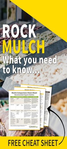 rock mulch what you need to know and how to use it with free printable sheet