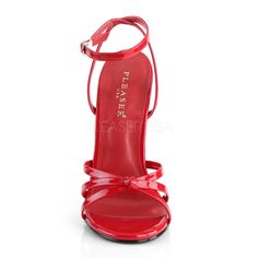 Elegant Fitted Red Sandals, Fitted Red Sandals For Spring, Formal Fitted Red Sandals, Red Fitted Strappy Sandals, Fitted Red Strappy Sandals, Alternative Shoes, Festival Shoes, Punk Boots, Pleaser Shoes