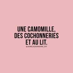 a pink background with the words, une camomille des cohonnieres et au