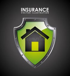 Insurance design royalty free illustration Black Background, Insurance