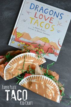 the paper plate taco kid craft is on sale