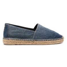 Saint Laurent Perseo Blue Jeans Denim Ysl Gold Logo Slip On Espadrille Flat 40 ********** Saint Laurent Paris ********** Brand: Saint Laurent Paris Size: 40 (Know Your Ysl Size) Name: Perseo Color: Deep Blue Jeans Style#: 676161 Material: Jns 4138 Nlu Serge Sioux Prshr Ysl Gold Stitch Back Logo Deep Blue Jeans Denim Fabric Material Jute Rope Stitch Espadrille Sole Slip On Style Rubber Outsole Brand New In Box, Comes With Original Box And Dust Bag 100% Authentic Or Your Money Back Great Gift I Sh Casual Denim Espadrilles With Round Toe, Blue Denim Espadrilles For Spring, Spring Blue Denim Espadrilles, Casual Denim Espadrilles For Spring, Blue Jeans Style, Rope Stitch, Ysl Gold, Slip On Espadrilles, Saint Laurent Paris