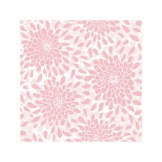 pink and white flower pattern on a wall