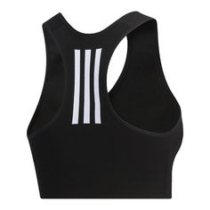 Hit the pavement with confidence in this adidas Women's Primeknit Fine Sports Bra Black. Mesh in high sweat zones keeps you dry as you bend and stretch. High support, a racerback, and easy on and off. Yes, it really is the sports bra you've been looking for. Product Details: Fitted fit. Round neck. 85% nylon, 15% elastane flat knit. High-support seamless bra. Flatknitted. Technical High-stretch Activewear For Sports Events, Adidas Athleisure Activewear For Streetwear, Functional Adidas Activewear With Three Stripes, Adidas Activewear For Streetwear, Athletic Fit Racerback Activewear For Running, Adidas Sportswear Activewear With Three Stripes, Adidas Activewear With Athletic Fit And Three Stripes Branding, Fitted Adidas Activewear For Streetwear, Sweat-resistant Racerback Activewear For Running