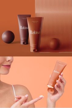 product, skincare, cosmetic, beauty, design, cream, packaging, modern, feminine, fashion, background, pink, clean, lotion, branding, elegant, container, tube, advertising, luxury, makeup, health, treatment, bright, hygiene, vibrant, template, style, care, isolated, moisturizer, spa, texture, trendy, wellness, contemporary, mockup, bottle, marketing, brand, therapy, pastel, commercial, color, dermatology, soft, minimalist, trend, purity, sample Inspire Typography, Body Lotion Packaging, Brown Branding, Cosmetics Branding, Hair Branding, Palette Logo, Branding Luxury, Palettes Color, Logo Variations