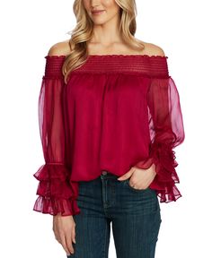 Ruffle Bell Sleeve, Blouse Nordstrom, Chiffon Ruffle, Blouse Online, Chiffon Blouse, Ruffle Top, Blouse Styles