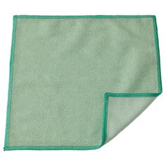 two green towels folded on top of each other