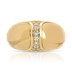 14k Gold and gorgeous sets diamonds 2 mm French pave set Bombe Ring. 11.15Gr Weight Solid 14k Gold 80 VS Diamonds CARAT 0.5CT Made to Order. Ready to Ship in 10 -12 business days Everyday Luxury 14k Gold Diamond White Diamond Ring, Everyday Luxury 14k Gold Diamond White Ring, Everyday Luxury Diamond Ring With Accents, Everyday Luxury Timeless Diamond Ring With Accents, Timeless Everyday Luxury Diamond Ring With Accents, Modern Yellow Gold Diamond Ring With Pave Setting, Classic 14k Gold Diamond Ring For Everyday Luxury, Modern Dome Ring With Single Cut Diamonds, Everyday Luxury 14k Gold Diamond Ring Vvs Clarity