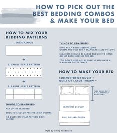 how to pick out the best bedding combos and make your bed