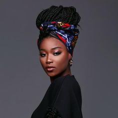 Headwrap Photoshoot, Type 4 Natural Hair, Cargo Design, Black Women Dress, African Head Wraps, Dark Skin Beauty, Turban Headwrap, African Hairstyles, African Beauty