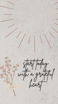 Christian woman aesthetic phone wallpaper with a bible verse for strength that reads "Start today with a grateful heart." Tips for gratitude practice. Minimalist iPhone wallpaper and Christian phone background for free download. Perfect for your Summer iPhone wallpaper aesthetic. Dear God Wallpaper, May Bible Verses, Bible Verse New Beginnings, Faithful Aesthetic, Godly Wallpaper Iphone Faith, Boho Bible Verse Wallpaper, Aesthetic Bible Verse Wallpaper Iphone, Cute Christian Backgrounds Aesthetic, Cute Bible Verse Wallpaper Iphone