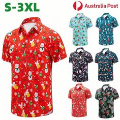 Holiday Short Sleeve Printed Top, Casual Short Sleeve Shirt For Party, Casual Short Sleeve Party Shirt, Hawaiian Short Sleeve Top For Holiday, Hawaiian Style Short Sleeve Top For Holiday, Hawaiian Holiday Top With Short Sleeves, Party Tops For Beach Season With Short Sleeves, Festive Casual Short Sleeve Shirt, Casual Festive Short Sleeve Shirt