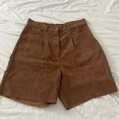 Never Been Worn. Nwt. Save More When You Bundle Items Together! Corduroy Bottoms With Built-in Shorts, Brown Cotton Shorts For Fall, Trendy High Waist Corduroy Shorts, Cotton Fall Shorts With Short Leg, Cotton Shorts For Fall With Short Leg, Cotton Shorts For Fall, Cotton Shorts With Short Leg For Fall, Trendy High-waisted Corduroy Shorts, Corduroy Bottoms With Relaxed Fit And Short Length