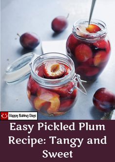 an easy pickled plum recipe tangy and sweet