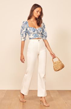 White Pants, Spring Summer Outfits, Outfits Casuales, Classy Outfits, Summer Style, Aesthetic Clothes, Fashion Inspo Outfits, Chic Outfits, Spring Outfits