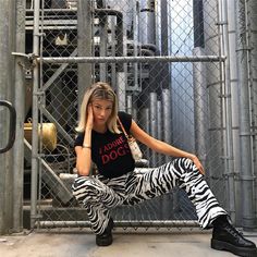 Casual Trousers Wide Leg Pants Zebra Animal Print Zebra Pants, Zebra Pant, Animal Print Outfits, Spandex Pants, Printed Wide Leg Pants, Bell Bottom Pants, Print Pants, Flare Trousers, Elastic Waist Pants