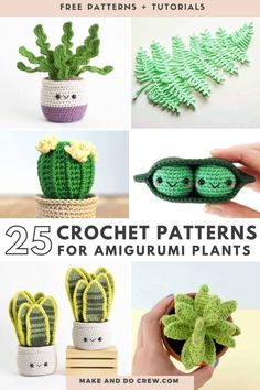 crochet patterns for amigurum plants