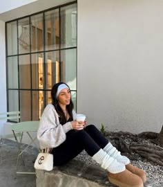 Balletcore outfit inspo 🖤🩰 bolero | sweater | jumpsuit | leggings | leg warmers | ugg ultra mini platforms | headband | sherpa bag | suede bag | ugg x telfar | casual outfit | winter outfit Ugg With Ankle Warmers, Ugg Boot Leg Warmer, Platform Uggs With Leg Warmers, Uggs Classic Ultra Mini Boot, Legging Leg Warmer Outfit, Legging And Leg Warmers Outfit, Leg Warmers Uggs Outfit, Ugg Platforms Outfit, Uggs And Leg Warners