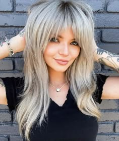 15 Cool Low Maintenance Shag Haircuts for Women Straight Hairstyles Medium, Shag Hairstyles, Long Hair With Bangs, Long Blonde, Long Blonde Hair, Haircuts With Bangs, Long Hair Cuts, Layered Hair, Hairstyles With Bangs