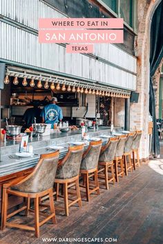 there is a man standing at the bar in san antonio